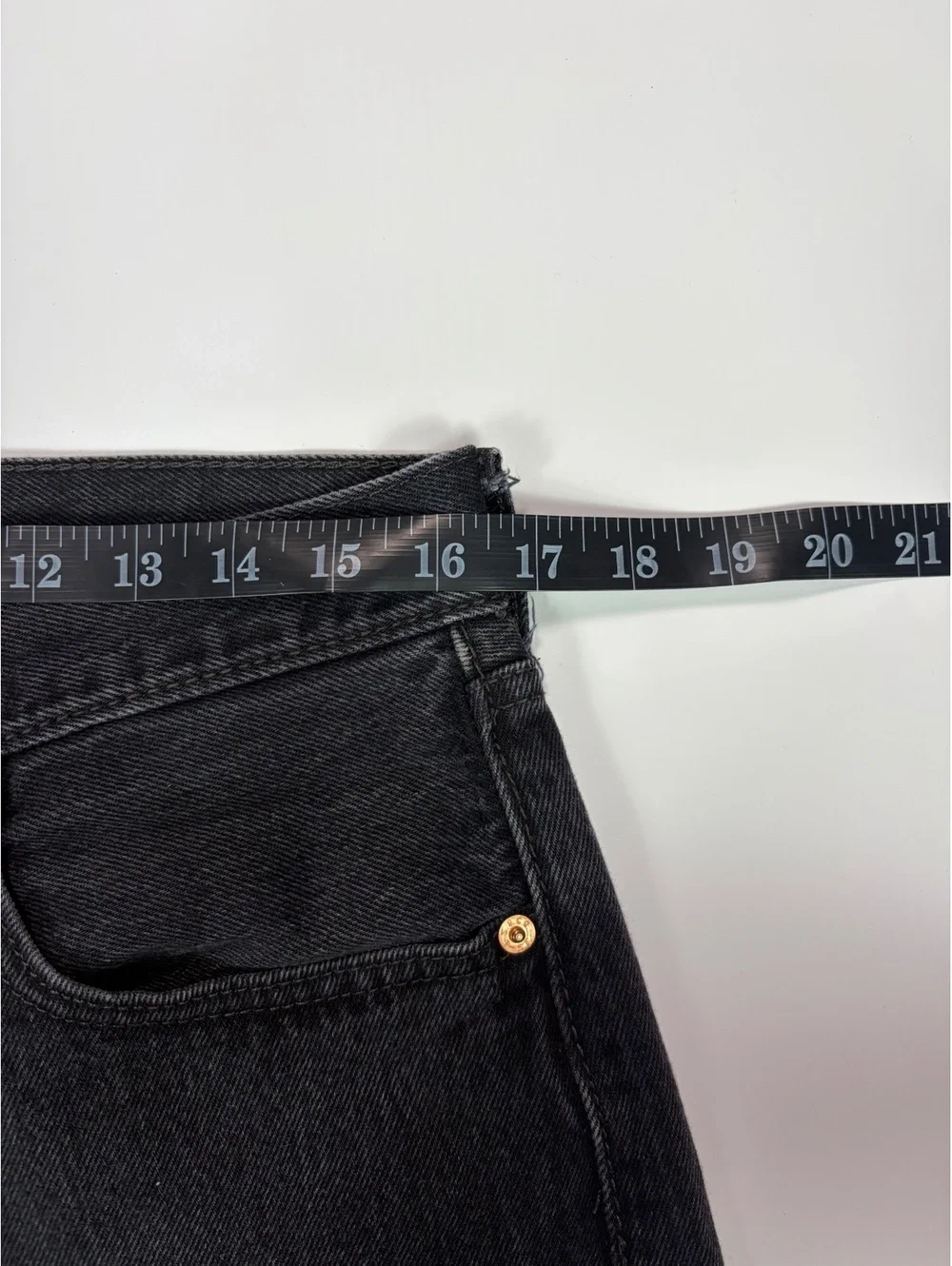 Vintage Straight Leg Levi's 501 Jeans Mens W33 L34 Black Denim Button Fly